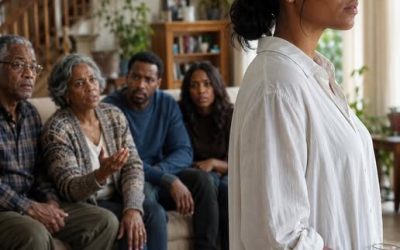 When my husband’s affair ended in a pregnancy, his entire family gathered in my living room and demanded that I leave the house. I didn’t raise my voice. I didn’t argue. I simply smiled and said one sentence—and watched the confidence drain from all six of their faces. They apologized not long after, but by then, it meant nothing.
