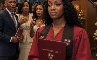 My parents told me to take the bus to my Harvard graduation because they were too busy buying my sister a brand-new Tesla, but when they finally showed up expecting to watch me quietly walk across the stage and go back to celebrating her, the dean took the mic, said my name, and my father dropped his program as the whole crowd learned what I had built while they were busy acting like I was never the child worth showing up for.