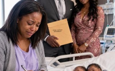 Three days after an emergency C-section, my husband arrived with his assistant to force me to sign the divorce papers so he could keep our twin daughters.